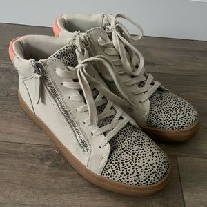 Printed High Top Sneakers